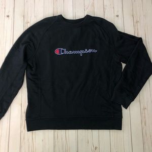 Champion Pullover Sweatshirt Navy XL